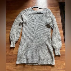 Gray Sweater Dress